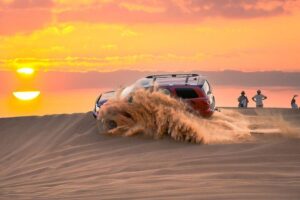 4x4 dune bashing adventure in Dubai desert