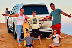 4x4 dune bashing adventure in Dubai desert