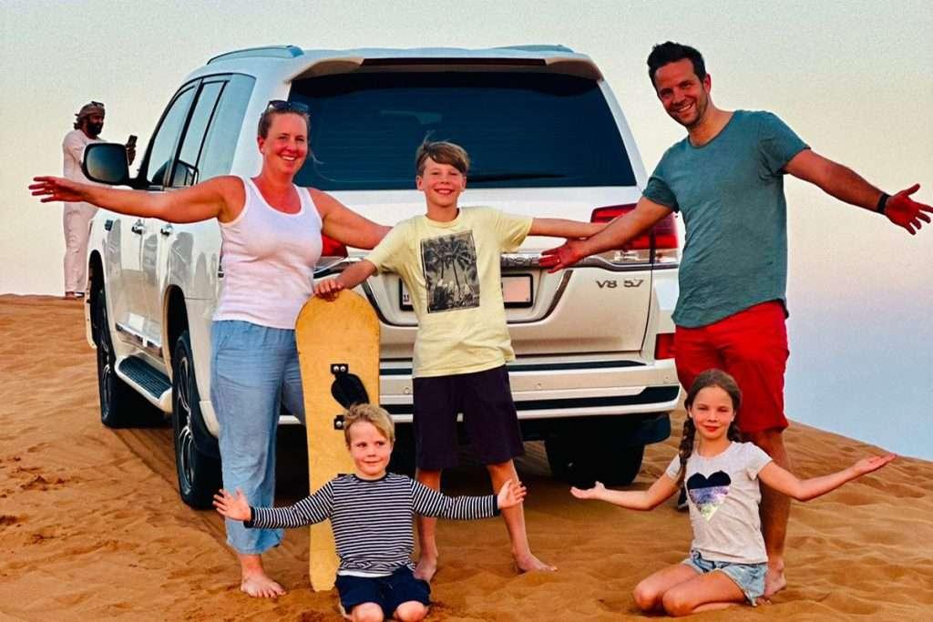 4x4 dune bashing adventure in Dubai desert