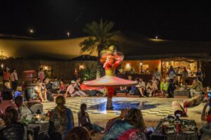 Tanoura dance performance in Dubai desert