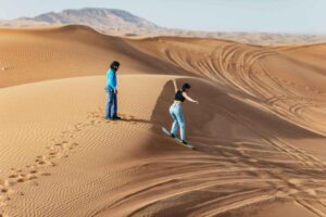 desert safari dubai sandski