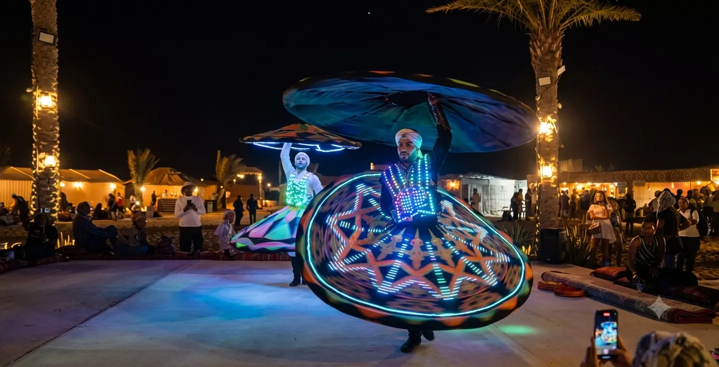 best Desert Safari dubai 2026 tanoura show